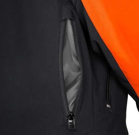 Ufo tissejakke taiga enduro jakke ufo sort orange gr. xxl