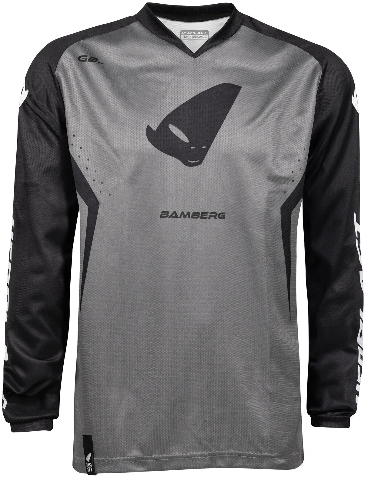 Ufo plast jersey mx bamberg mx jersey ufo bamberg sort grå gr. l