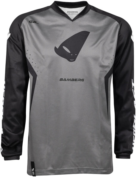 Ufo plast jersey mx bamberg mx jersey ufo bamberg sort grå gr. m