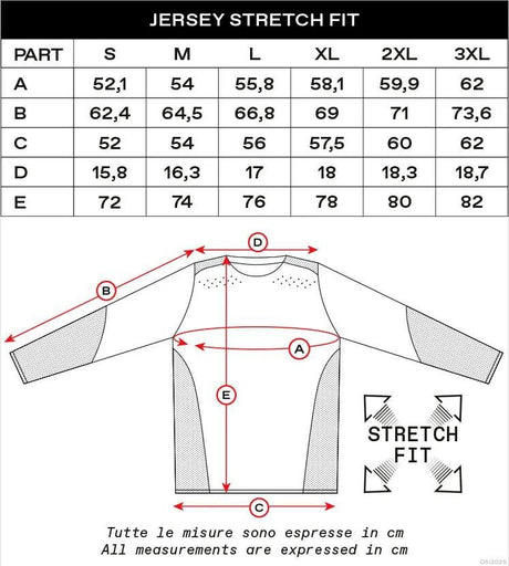 Ufo plast jersey mx ares mx jersey ufo ares grå råd gr. m