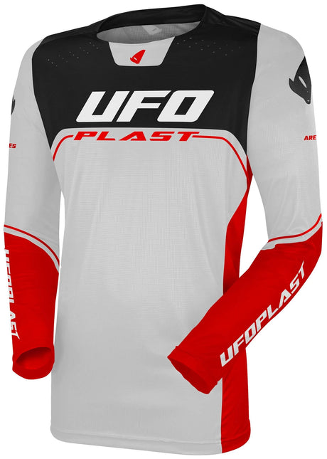 Ufo plast jersey mx ares mx jersey ufo ares grå råd gr. l