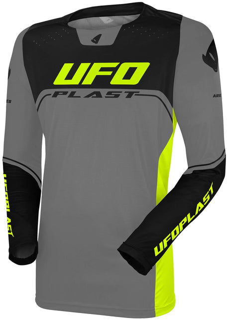 Ufo plast jersey mx ares mx jersey ufo ares grå sort str. xl