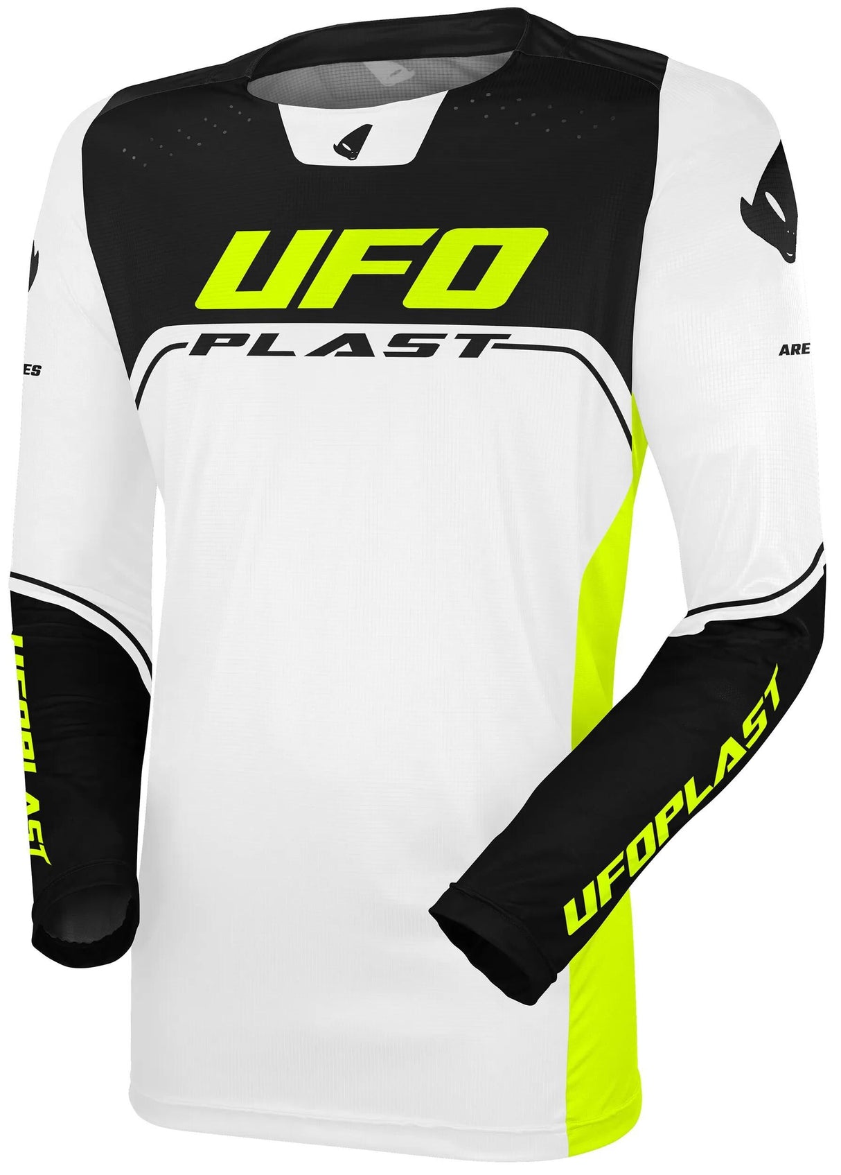 Ufo plast jersey mx ares mx jersey ufo ares hvid sort str. xl