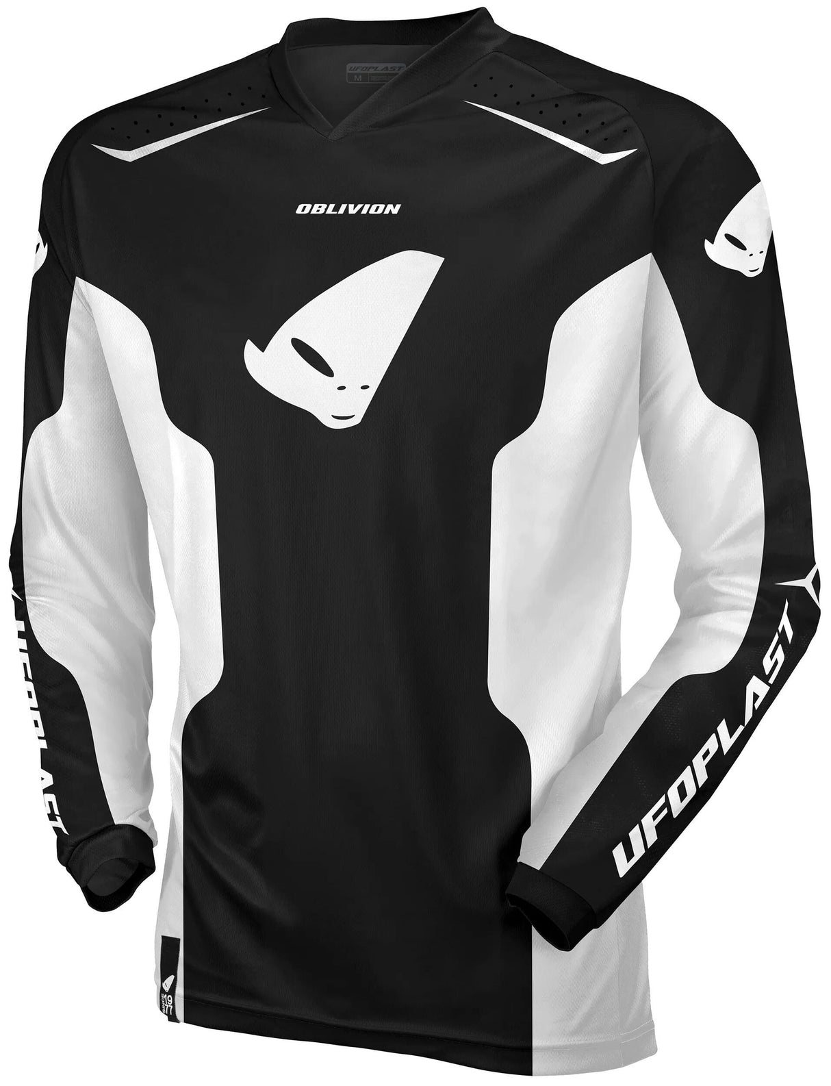 Ufo plast jersey mx oblivion mx jersey ufo oblivion sort hvid gr. xl