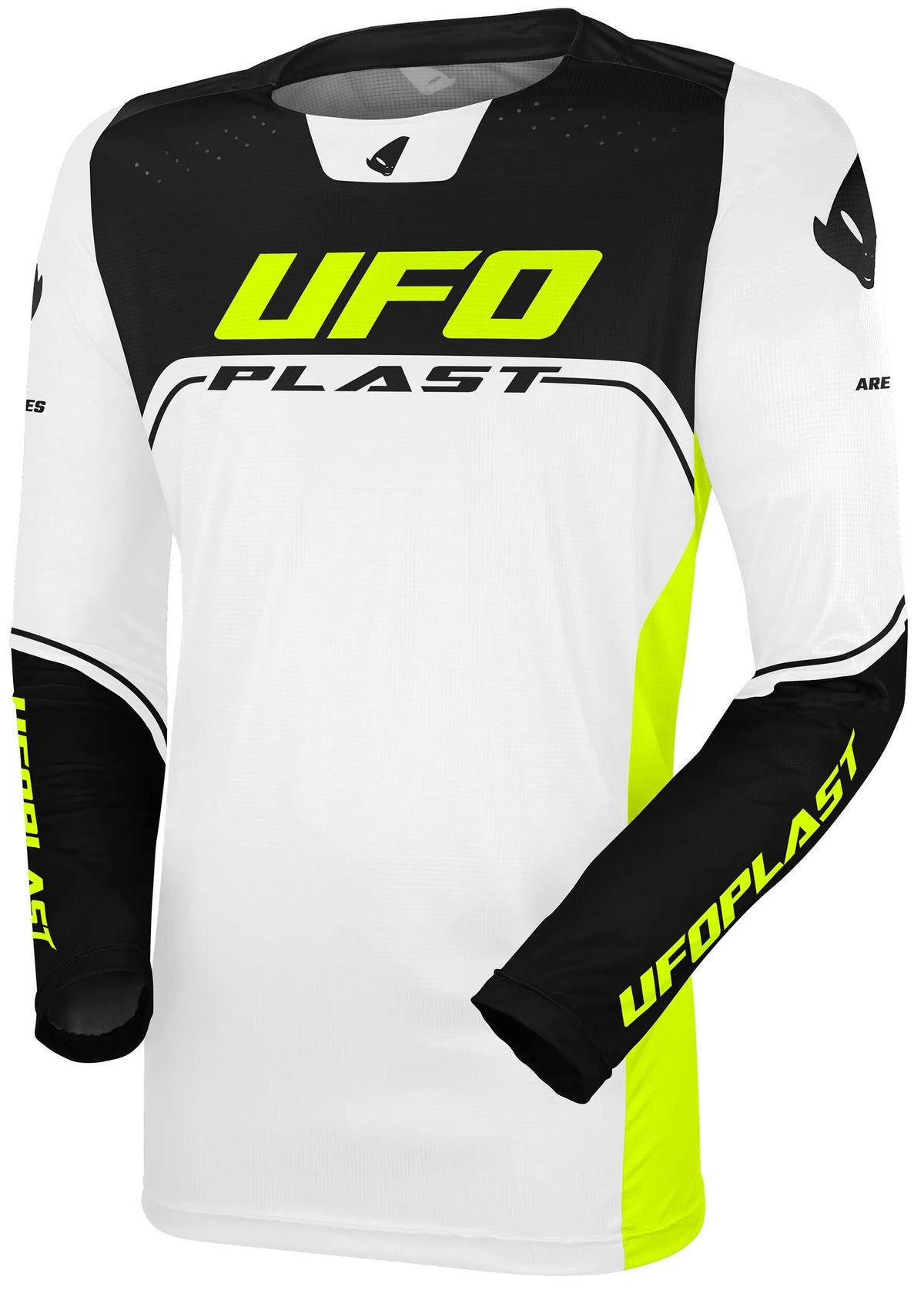 Ufo plast jersey ares børn børne jersey ufo er hvid sort str. xs