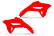 Ufo plast radiator cover radiator covers ufo honda red