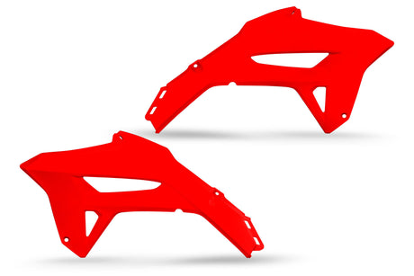 Ufo plast radiator cover radiator covers ufo honda red