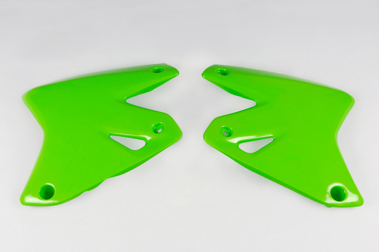 Ufo plast kühlerabdeckung radiatordæksler ufo kawasaki grøn