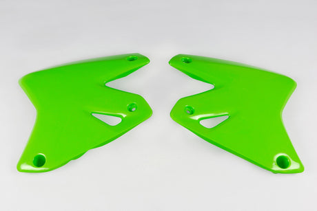 Ufo plast kühlerabdeckung radiatordæksler ufo kawasaki grøn