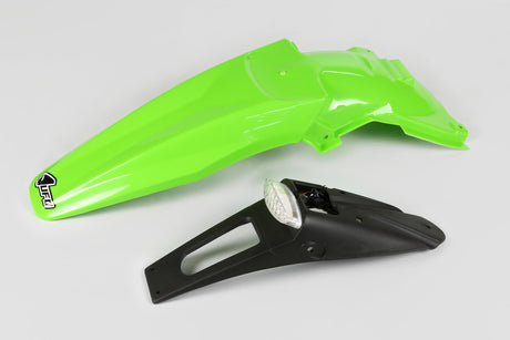 Ufo plast kotflügelsatz bagskærm ufo kawasaki led grøn