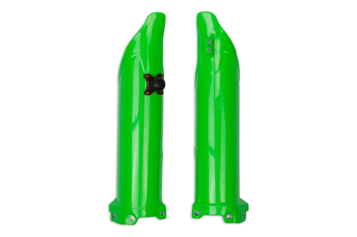 Ufo plast gabelprotector gaffelbeskyttere ufo kawasaki grøn