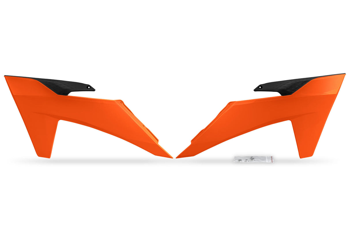 Ufo plast kühlerabdeckung radiatordæksler ufo ktm orange
