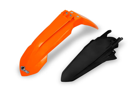 UFO Plast Kotflügelsatz skærmsæt UFO KTM OEM Orange Sort