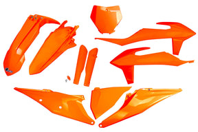 UFO plast lak trim kit UFO KTM orange