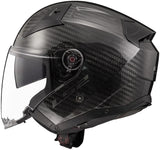 Ls2 jet hjelm of603 infinity ii carbon solid hjelm infinity ii carbon black gr. xl