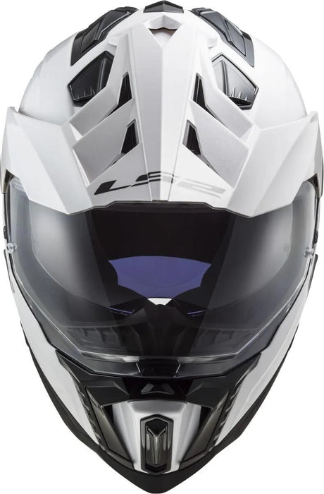 Ls2 enduro hjelm mx701 explorer solid hjelm explorer hvid gr. xl