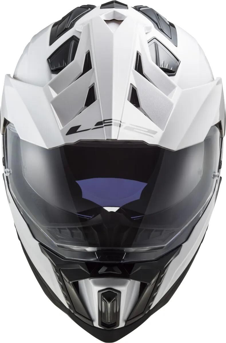 Ls2 enduro hjelm mx701 explorer solid hjelm explorer hvid gr. xxl