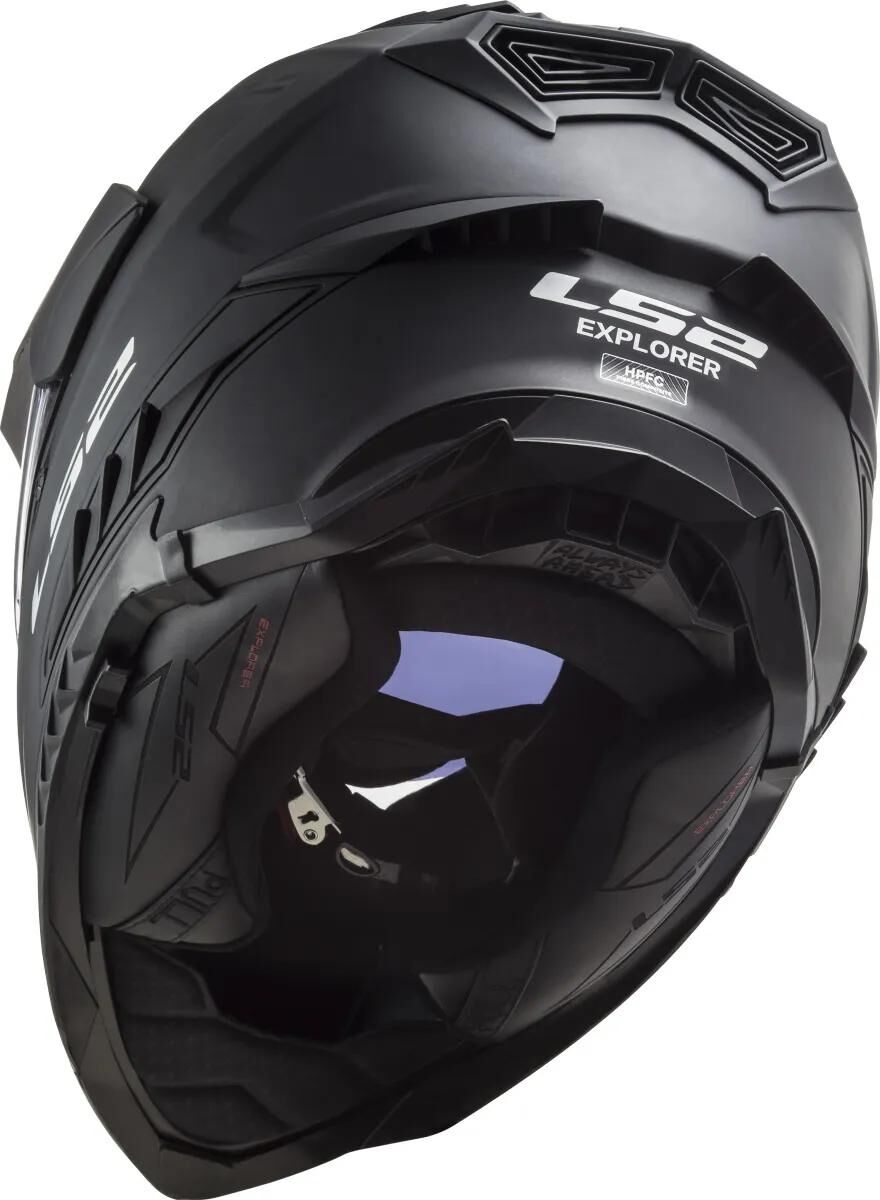 Ls2 enduro hjelm mx701 explorer solid hjelm explorer sort mat gr. xs