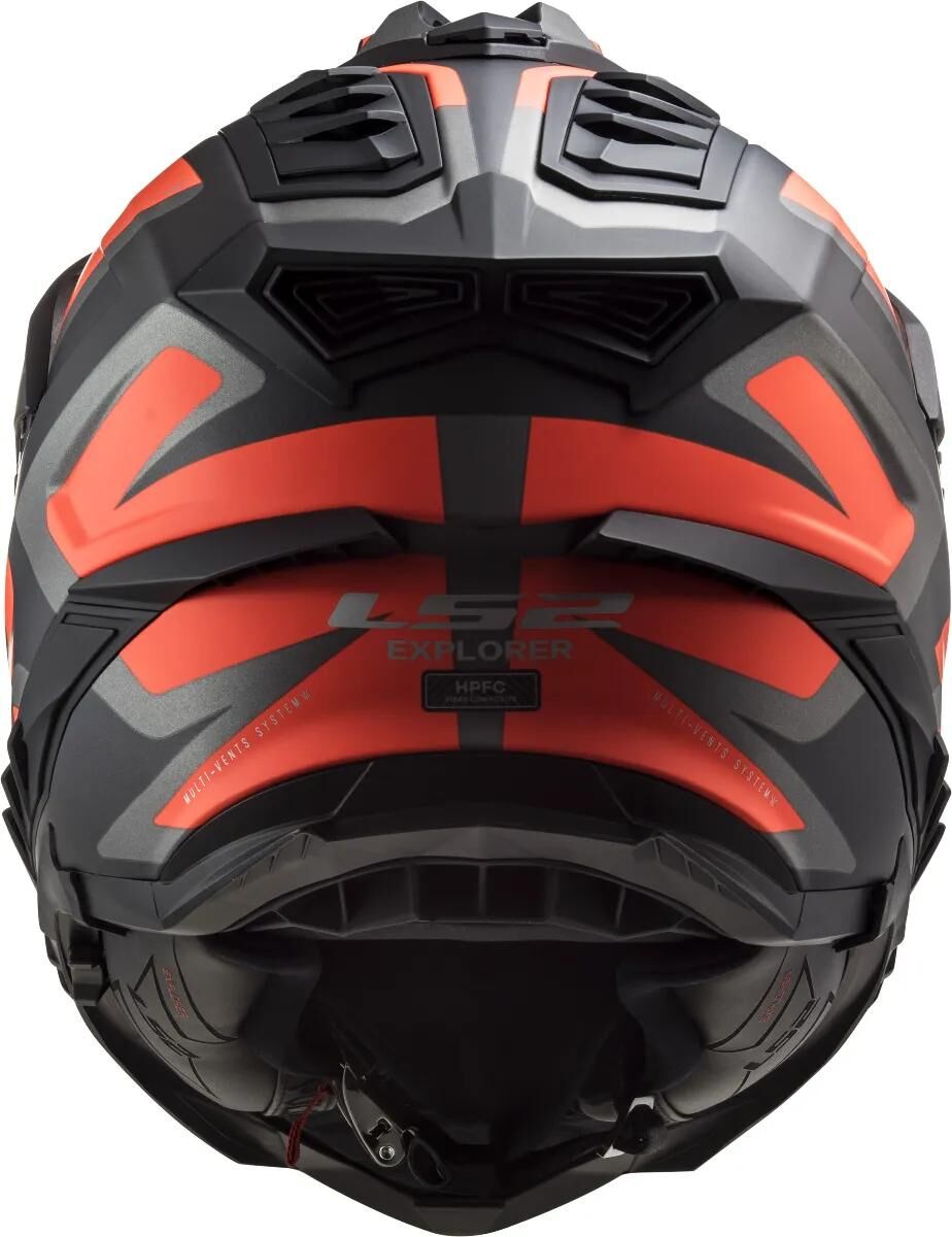 Ls2 enduro hjelm mx701 explorer alter hjelm explorer alder bw neon orange mat gr.l