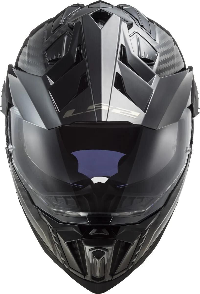 Ls2 enduro hjelm mx701 explorer carbon solid hjelm explorer carbon sort gr. m