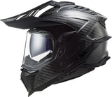 Ls2 enduro hjelm mx701 explorer carbon solid hjelm explorer carbon sort gr. xl