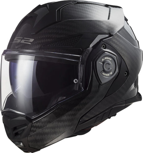 Ls2 flip-up hjelm ff901 advant x carbon solid hjelm advant x carbo black gr. 3xl