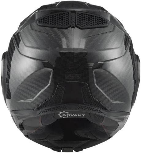 Ls2 flip-up hjelm ff901 advant x carbon solid hjelm advant x carbo black gr. 3xl