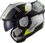 Ls2 flip up hjelm ff906 advant codex hjelm ff906 adv. codex xxl hvid bl yel.