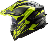 Ls2 enduro hjelm mx701 explorer alter hjelm explorer age bw neono gul mat gr.