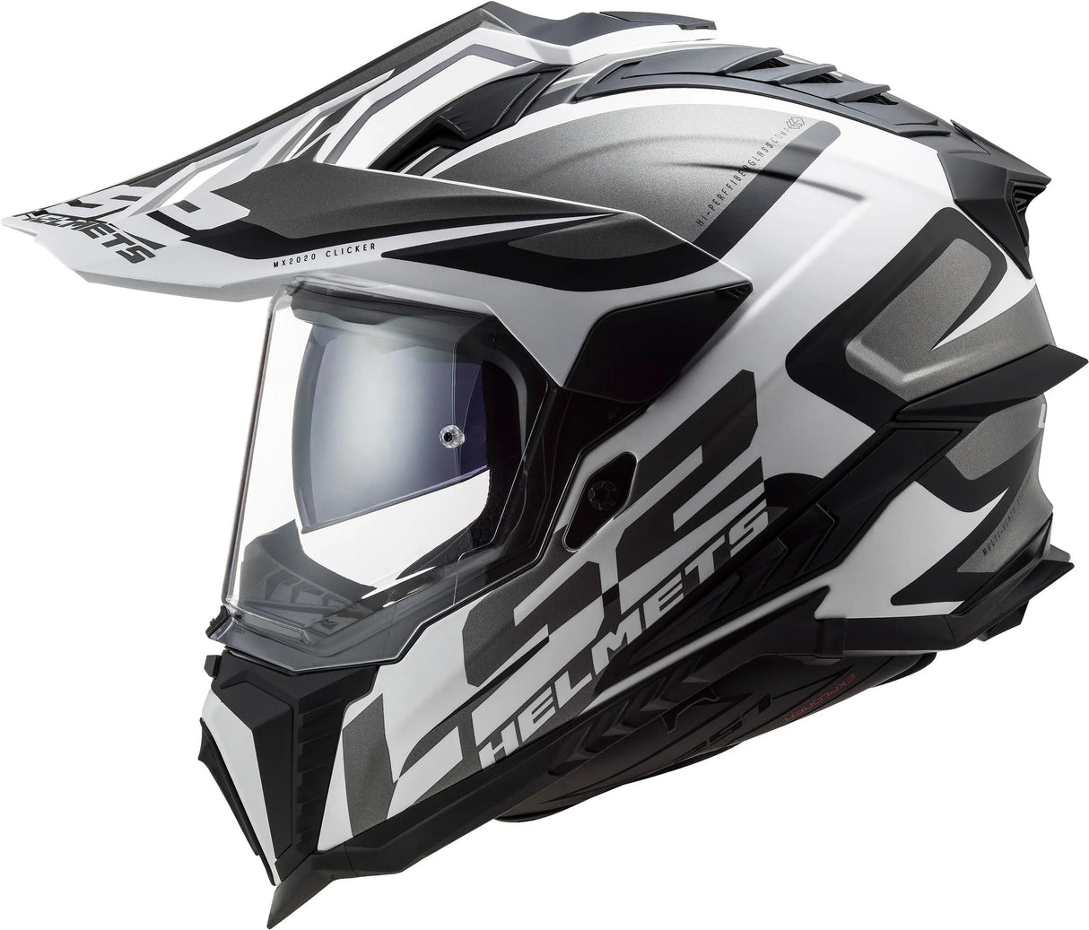 Ls2 enduro hjelm mx701 explorer alter hjelm explorer alder bw hvid mat gr. xl