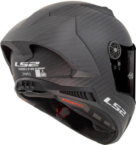 Ls2 integraalhelm ff805 thunder carbon gp aero helmet thunder gp aer black matt gr. xs