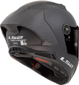Ls2 helhjelm ff805 thunder carbon gp aero hjelm thunder gp aer sort mat gr. l