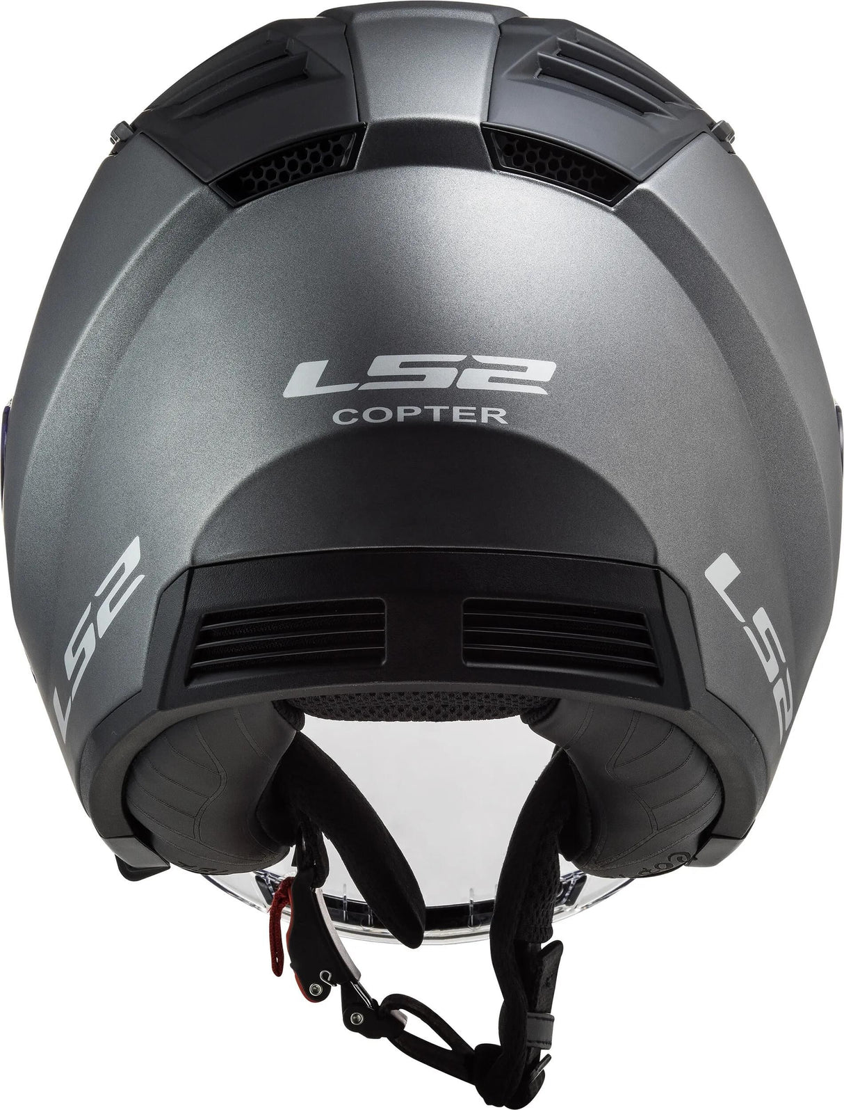 Ls2 jet hjelm på 600 copter ii solid hjelm copter ii soli titanium mat gr. xl