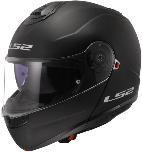 Ls2 flip up hjelm ff908 strobe ii solid hjelm strobe ii ff90 solid sw mat gr. xs