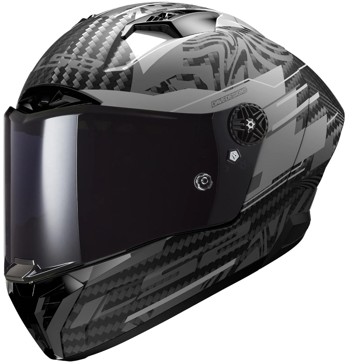 Ls2 helhjelm ff805 thunder carbon gp aero polar hjelm ff805 thunder gp ae polar m. sw gr. xl