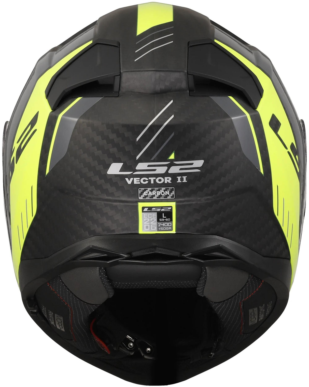 Ls2 helhjelm ff811 vektor ii carbon grid hjelm ff811 vektor i c grid m. ge gr. xl
