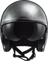 Ls2 jet hjelm of599 spitfire ii jeans hjelm of599 spitfire ii jeans titanium str. m