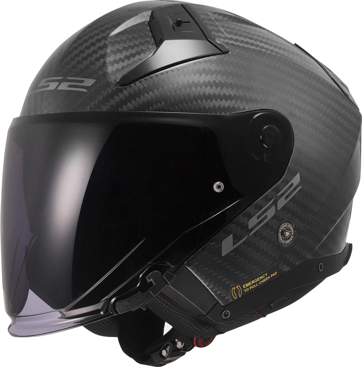 Ls2 jet hjelm of603 infinity ii carbon solid hjelm af603 infinity ii mat carbon gr. m