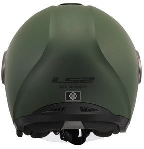 Ls2 jet hjelm af 620 klassisk solid hjelm af 620 klassisk solid m. gn gr. l