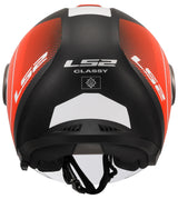 Ls2 jet hjelm of620 classy disko hjelm of620 classy disco bw rt ws gr. s