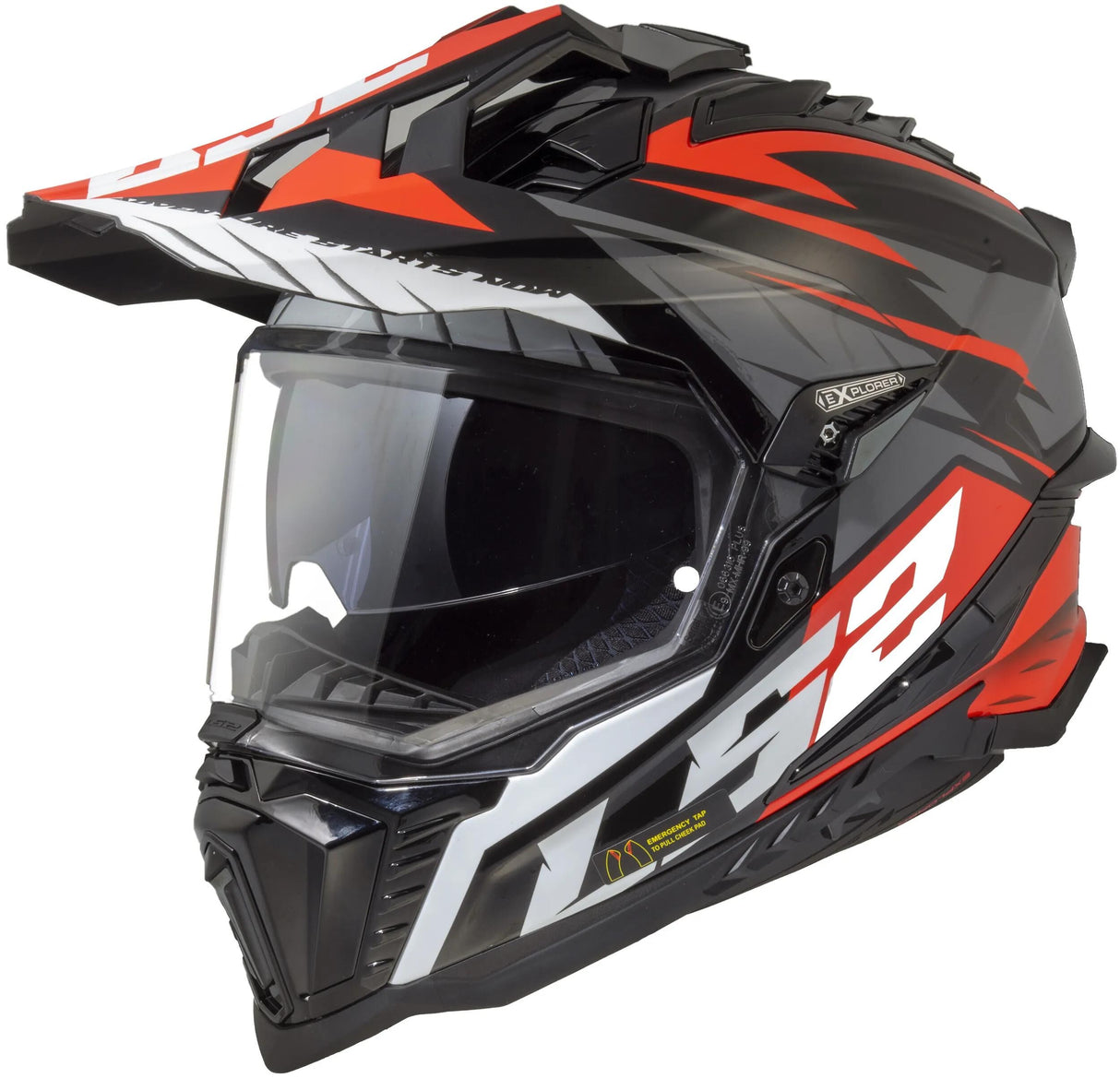Ls2 enduro hjelm mx701 explorer spire hjelm mx701 explorer spire sw gr rt gr. xxl