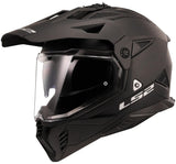 Ls2 enduro hjelm mx702 pioneer ii solid hjelm mx702 pioneer ii mat sort gr. xs