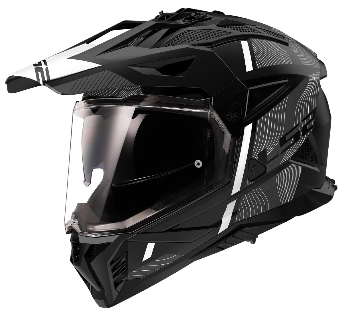 Ls2 enduro hjelm mx702 pioneer ii hill hjelm mx702 pioneer ii hill m. bw ws gr. xl