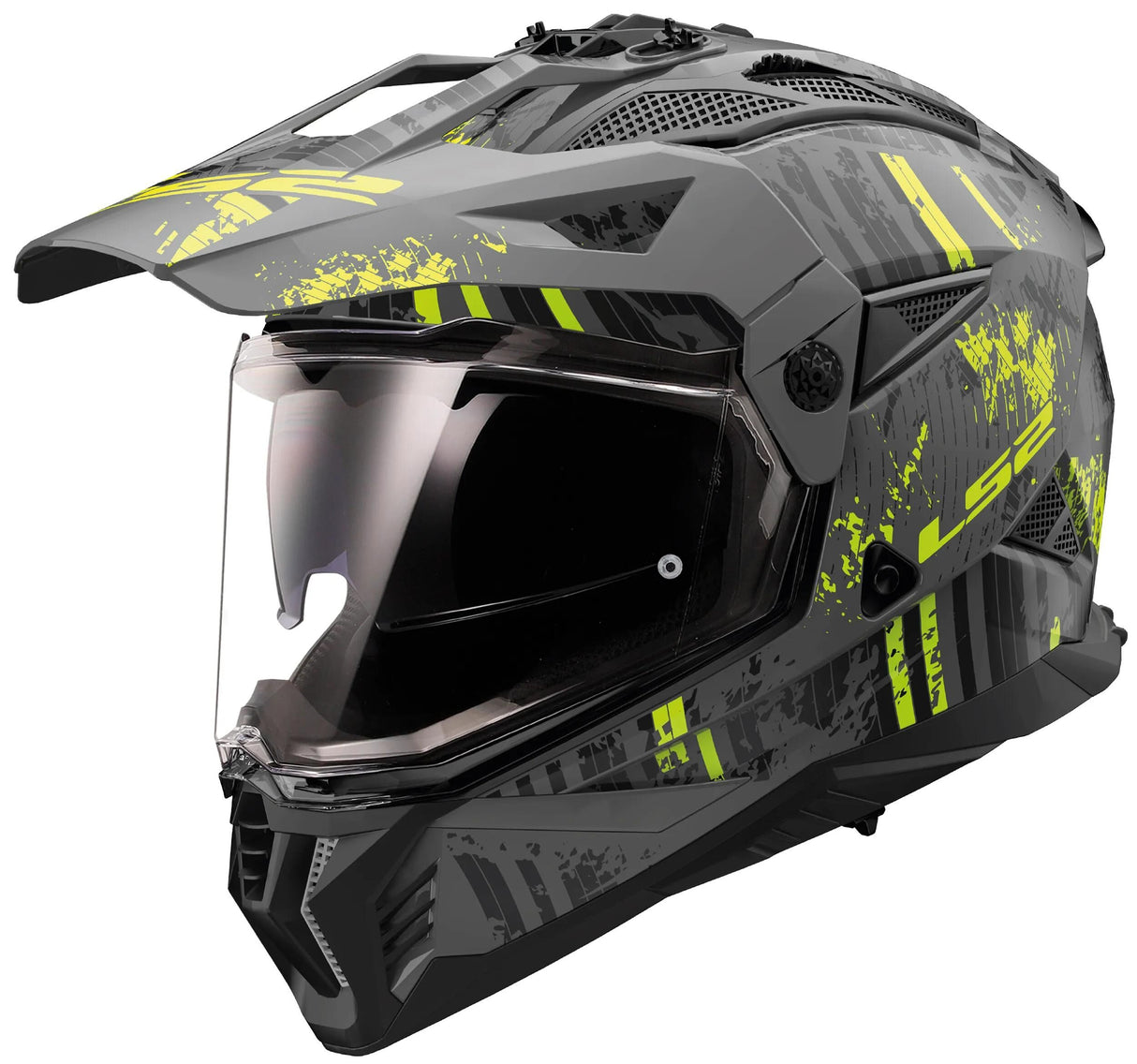 Ls2 enduro hjelm mx702 pioneer ii crazy hjelm mx702 pioneer ii crazy m. sw ge gr. xs