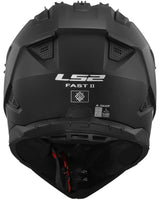 Ls2 motocrosshjelm mx708 fast ii solid hjelm mx708 fast ii solid mat sort gr. l