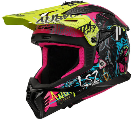 Ls2 motocross hjelm mx708 fast ii gorilla hjelm mx708 fast ii gorilla vi ge gr. xxl