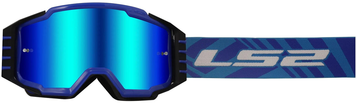 Ls2 motocross goggles oplader pro briller oplader pro blå