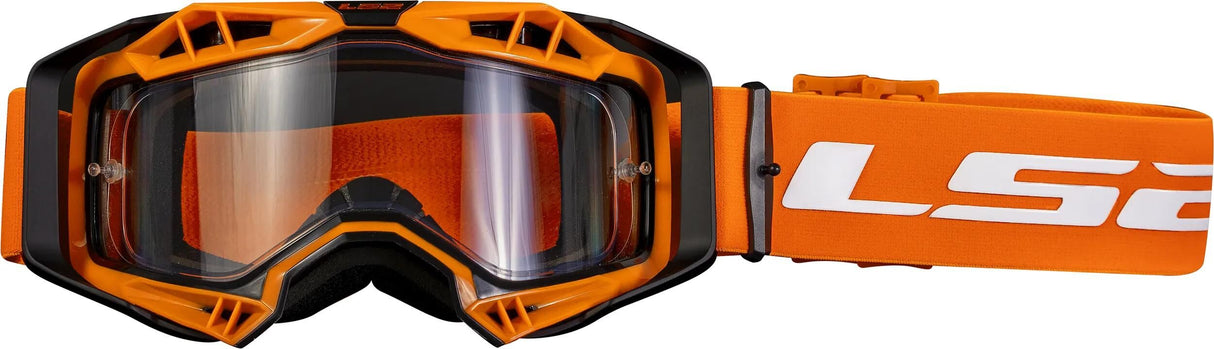 Ls2 crossbrille aura enduro briller aura enduro sort orange