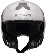 Ls2 foldehjelm ff910 advant ii solid hjelm ff910 advant ii solid m hvid