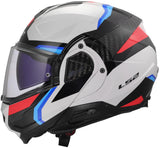 Ls2 klaphelm ff910 advant ii triple hjelm ff910 advant ii triple xl wh blå rød